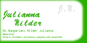 julianna milder business card
